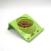 New melamine dog bowl, square and colorful pet food bowl, cat bowl, pet supplies Item Picture